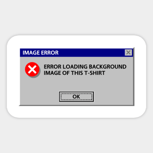 Image error Sticker